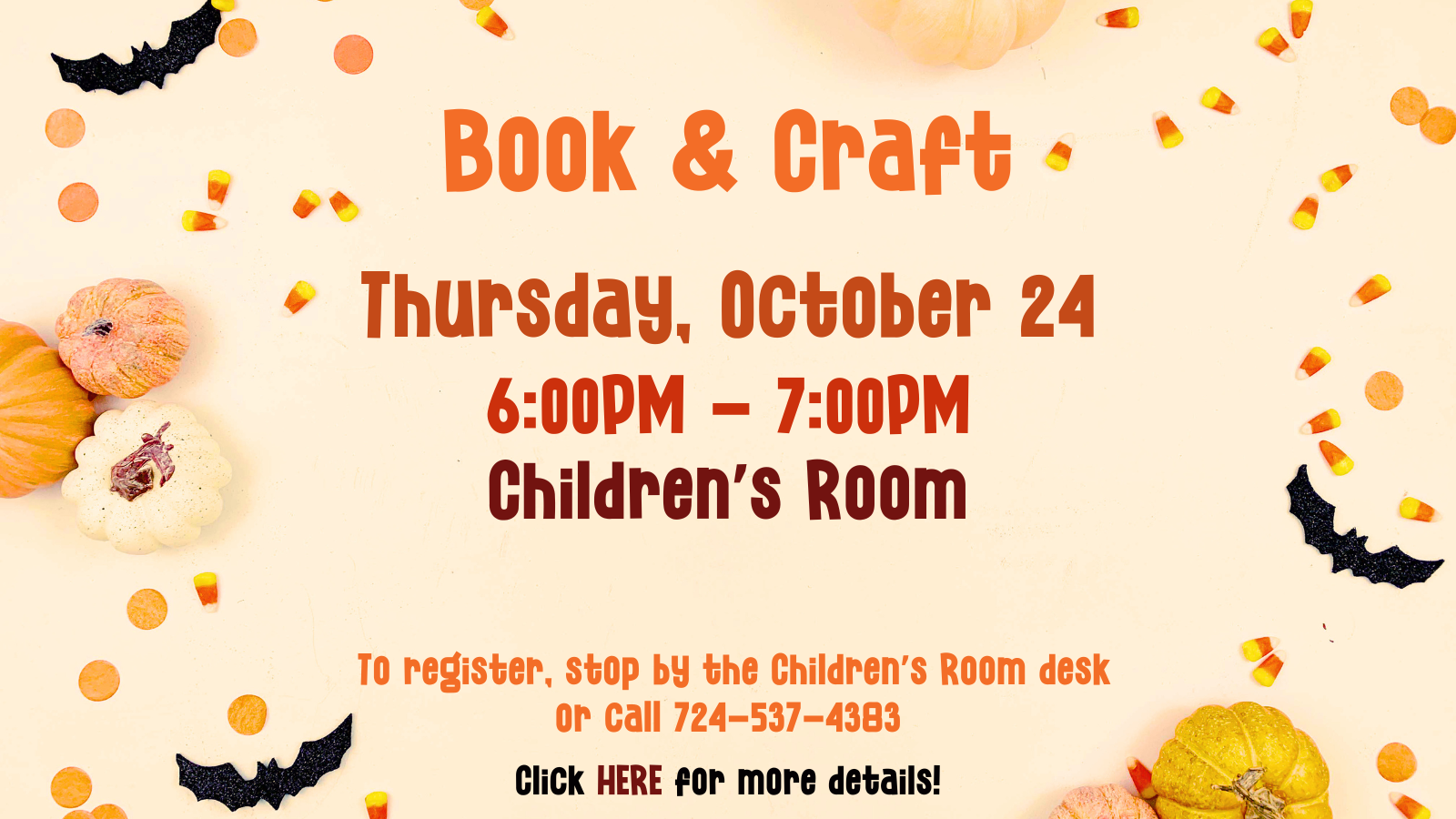 Come make a craft with us!